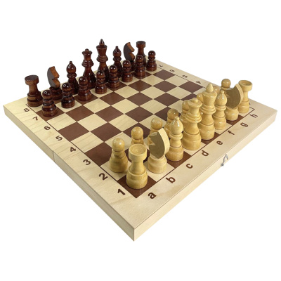 Шахматы "Кировские" большие (Россия, дерево, 43х21.5х6 см)
