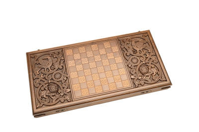 картинка Нарды резные "Тигр" Люкс, Haleyan от магазина Gamesdealer.ru