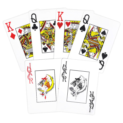 картинка Карты для покера "Texas Holdem" 100% пластик, синяя рубашка от магазина Gamesdealer.ru