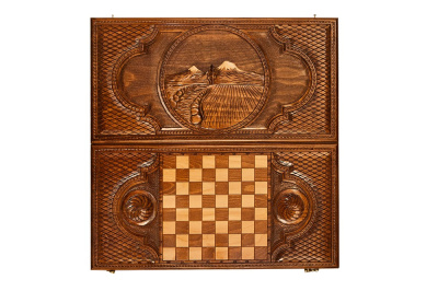 картинка Нарды резные "Долина Арарата" 60, Simonyan от магазина Gamesdealer.ru