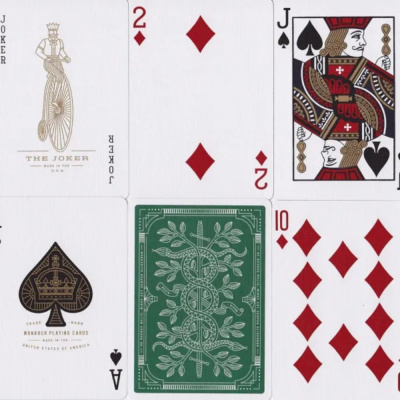 картинка Карты "Theory11 Green Monarchs" от магазина Gamesdealer.ru