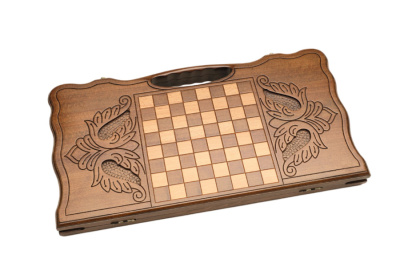 картинка Нарды резные "Арарат" с ручкой 60, Haleyan от магазина Gamesdealer.ru