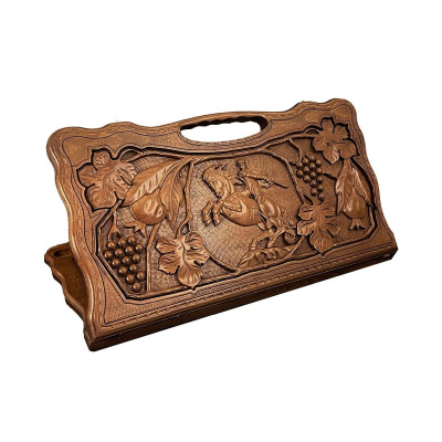 Нарды резные "Всадник" с ручкой, Haleyan