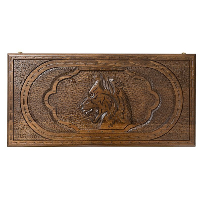 картинка Нарды резные "Волк", Mirzoyan от магазина Gamesdealer.ru