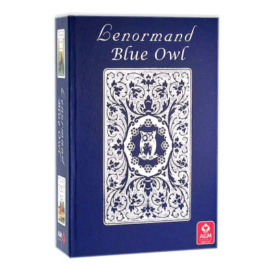 Карты Таро "Mille Lenormand Blue Owl Premium Edition" / Колода Ленорман Синяя Сова Премиум Издание
