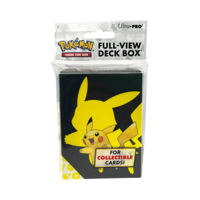 Ultra pro Pikachu Full-View Deck box for Pokemon TCG Коробка для карточек Покемон