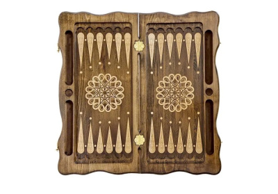 картинка Нарды резные "Тёмный Узор 3" 60, Mirzoyan от магазина Gamesdealer.ru