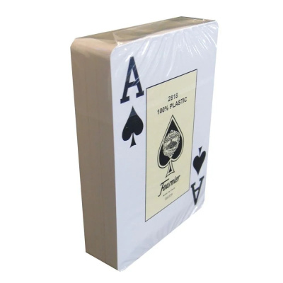 картинка Карты "Fournier 2818 orange" 100% пластик от магазина Gamesdealer.ru