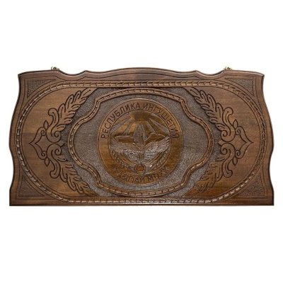 картинка Нарды резные "Герб Ингушетии", Rasulov от магазина Gamesdealer.ru