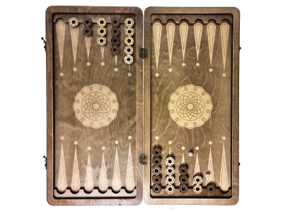 картинка Нарды Марс "Лев 2" большие (деревянные, 58 см, Россия), Partida от магазина Gamesdealer.ru