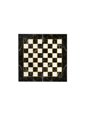 картинка Нарды Черный Мрамор XXL, Турция, Yenigun от магазина Gamesdealer.ru