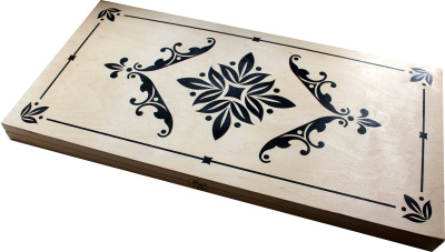 Нарды "Восточный Узор" большие (Россия, дерево, 60х30х4см)