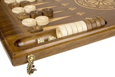 картинка Нарды резные "Армянский узор 14" 60, Haleyan от магазина Gamesdealer.ru