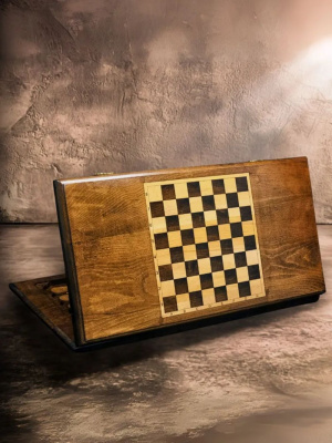 картинка Нарды резные "Золотой Узор 2", Mirzoyan от магазина Gamesdealer.ru