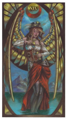 картинка Карты Таро "Steampunk art Nouveau Tarot Cards" Lo Scarabeo / Стимпанк Арт-Нуво от магазина Gamesdealer.ru