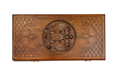 Нарды резные "Герб РФ-2" 50, Ustyan