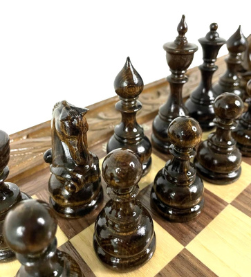 картинка Шахматы резные в ларце с ящиками 50, Haleyan от магазина Gamesdealer.ru