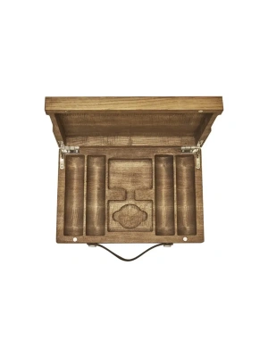 картинка Кейс из ясеня на 200 фишек для покера от магазина Gamesdealer.ru