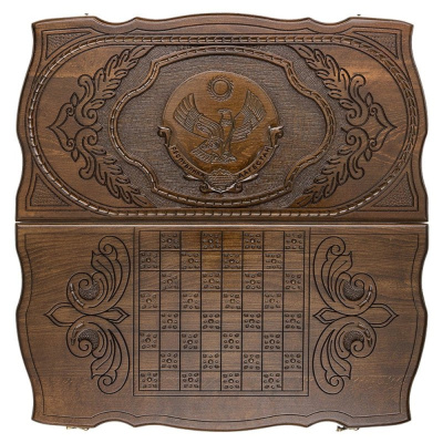 картинка Нарды резные "Герб Дагестана", Rasulov от магазина Gamesdealer.ru