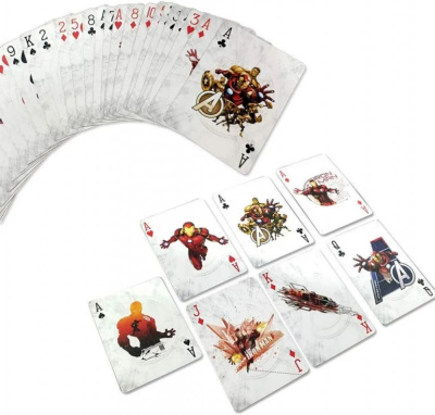 картинка Карты "MARVEL Iron Man Svengali deck standard index" от магазина Gamesdealer.ru