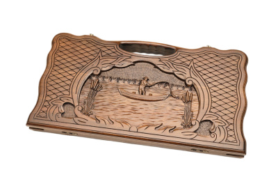 Нарды резные "Рыбак", Haleyan