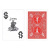 картинка Карты "Bicycle Prestige Rider 100% Plastic Jumbo red" от магазина Gamesdealer.ru