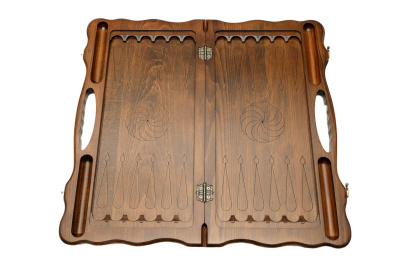 картинка Нарды резные "Бесконечность" с ручкой, Haleyan от магазина Gamesdealer.ru