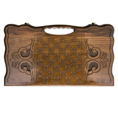 картинка Нарды резные "Эчмиадзин" с ручкой 50, Haleyan от магазина Gamesdealer.ru