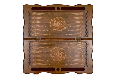 картинка Нарды резные "Лев-2", Mirzoyan от магазина Gamesdealer.ru