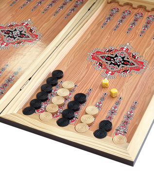 картинка Шахматы + нарды + шашки "Сирия Шейхи" малые от магазина Gamesdealer.ru