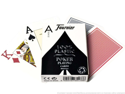 картинка Карты "Fournier no. 2800 jumbo index" 100% пластик от магазина Gamesdealer.ru