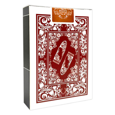 картинка Карты "Bullets" 100% пластик, красная рубашка от магазина Gamesdealer.ru