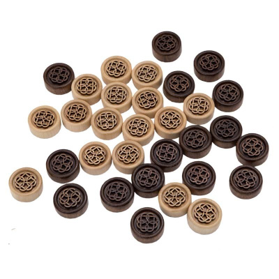 картинка Фишки резные "Узор 2", Mirzoyan от магазина Gamesdealer.ru