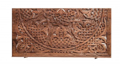 картинка Нарды резные "Орнамент 3" с цельным рисунком, Mkhitaryan от магазина Gamesdealer.ru