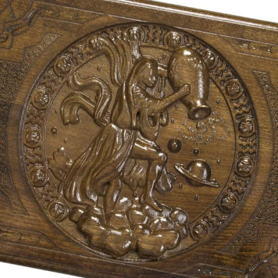 картинка Нарды резные "Зодиак Водолей", Ustyan от магазина Gamesdealer.ru