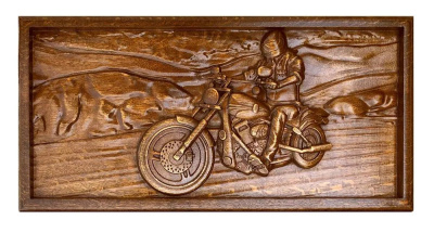 картинка Нарды резные "Мотоцикл", Mkhitaryan от магазина Gamesdealer.ru