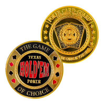 Карт-протектор Card Guard "TEXAS HOLD'EM POKER (GOLD)"