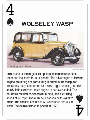 картинка Карты "Vintage Motor Cars Playing Card Deck" от магазина Gamesdealer.ru