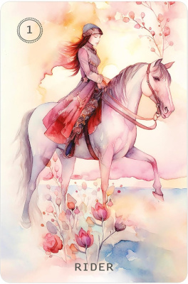 картинка Карты Таро "Sweet Blossom Lenormand" AGM Urania / Сладкий цветок Ленорман от магазина Gamesdealer.ru