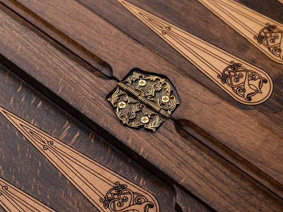 картинка Нарды резные "Армянский узор 5" 60, Ustyan от магазина Gamesdealer.ru