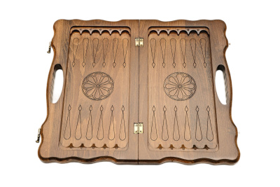 картинка Нарды резные "Арарат" с ручкой 40, Haleyan от магазина Gamesdealer.ru