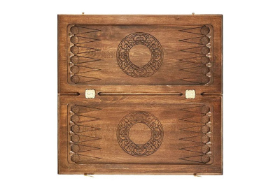 картинка Нарды резные "Гладкие" 50, Ustyan от магазина Gamesdealer.ru