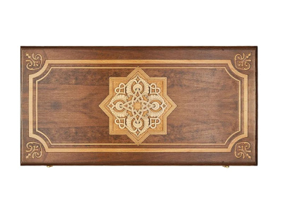 картинка Нарды резные "Золотой Узор 4" 60, Mirzoyan от магазина Gamesdealer.ru