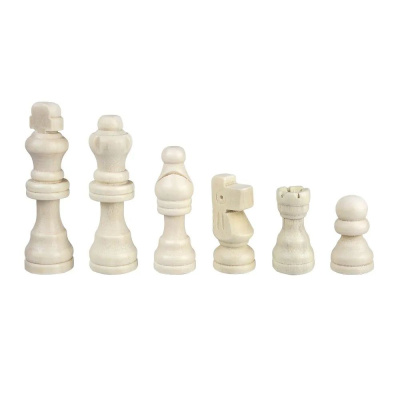 картинка Шахматные фигуры деревянные с подложкой Partida 6,4 см от магазина Gamesdealer.ru