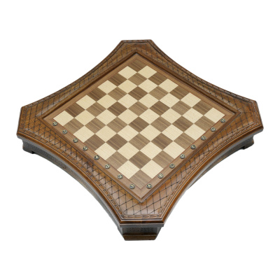 картинка Шахматы резные восьмиугольные в ларце 50, Haleyan от магазина Gamesdealer.ru